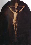 REMBRANDT Harmenszoon van Rijn Christ on the Cross oil painting on canvas
